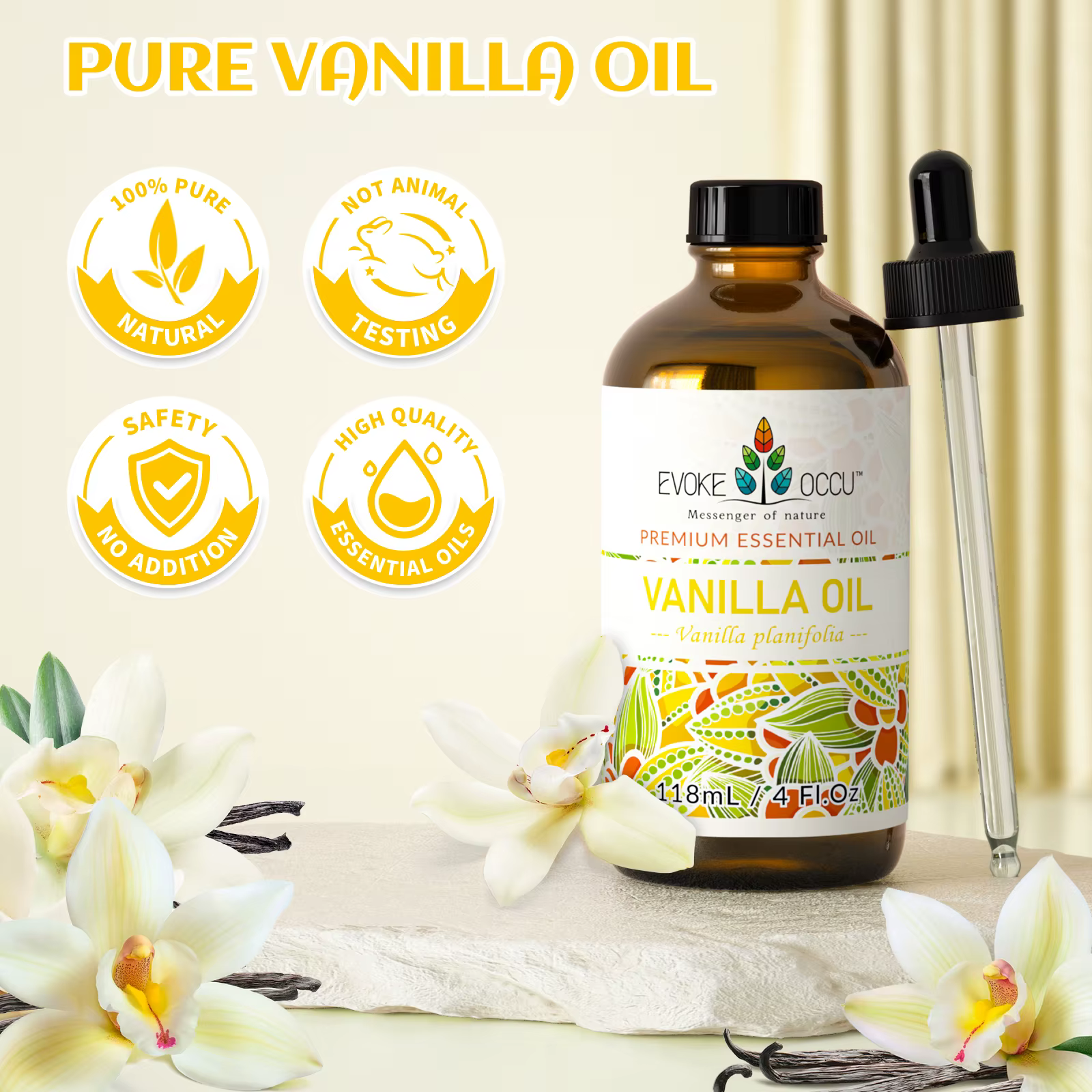 Huiles essentielles de vanille EVOKE OCCU