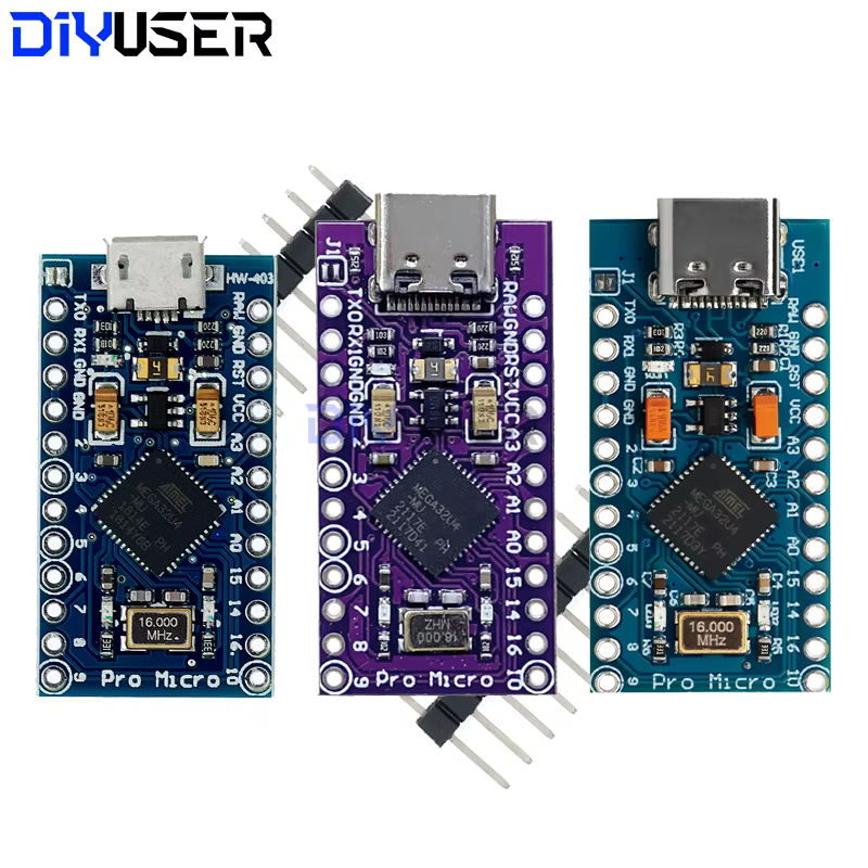 Module USB MICRO/MINI/TYPE-C ATMEGA32U4 5V 16MHz, carte contrôleur ATMEGA32U4-AU/MU Pro-Micro, remplace Pro Mini