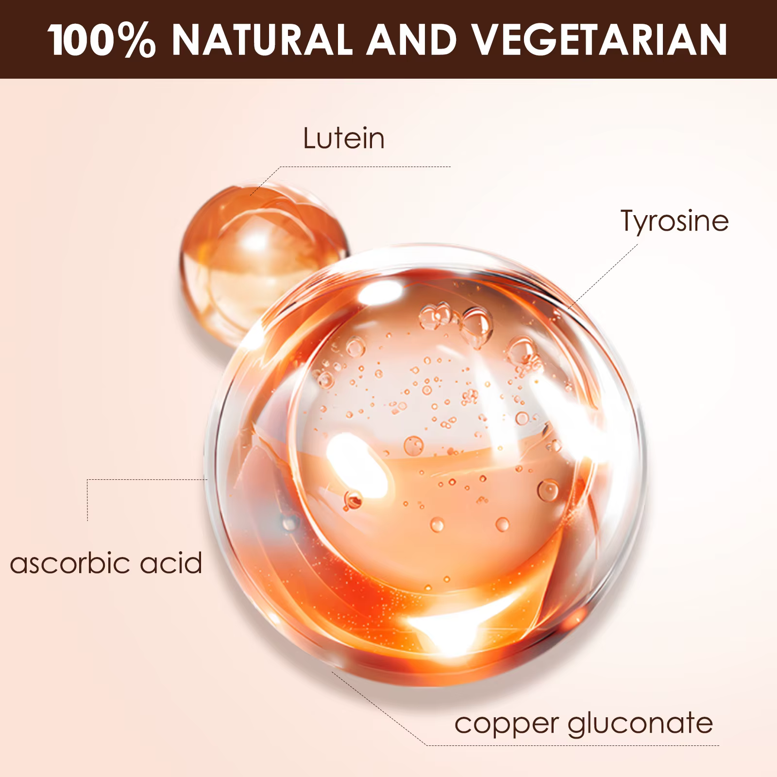 Boisson bronzante végane sans sucre 60ml - Gouttes orales naturelles au goût pastèque