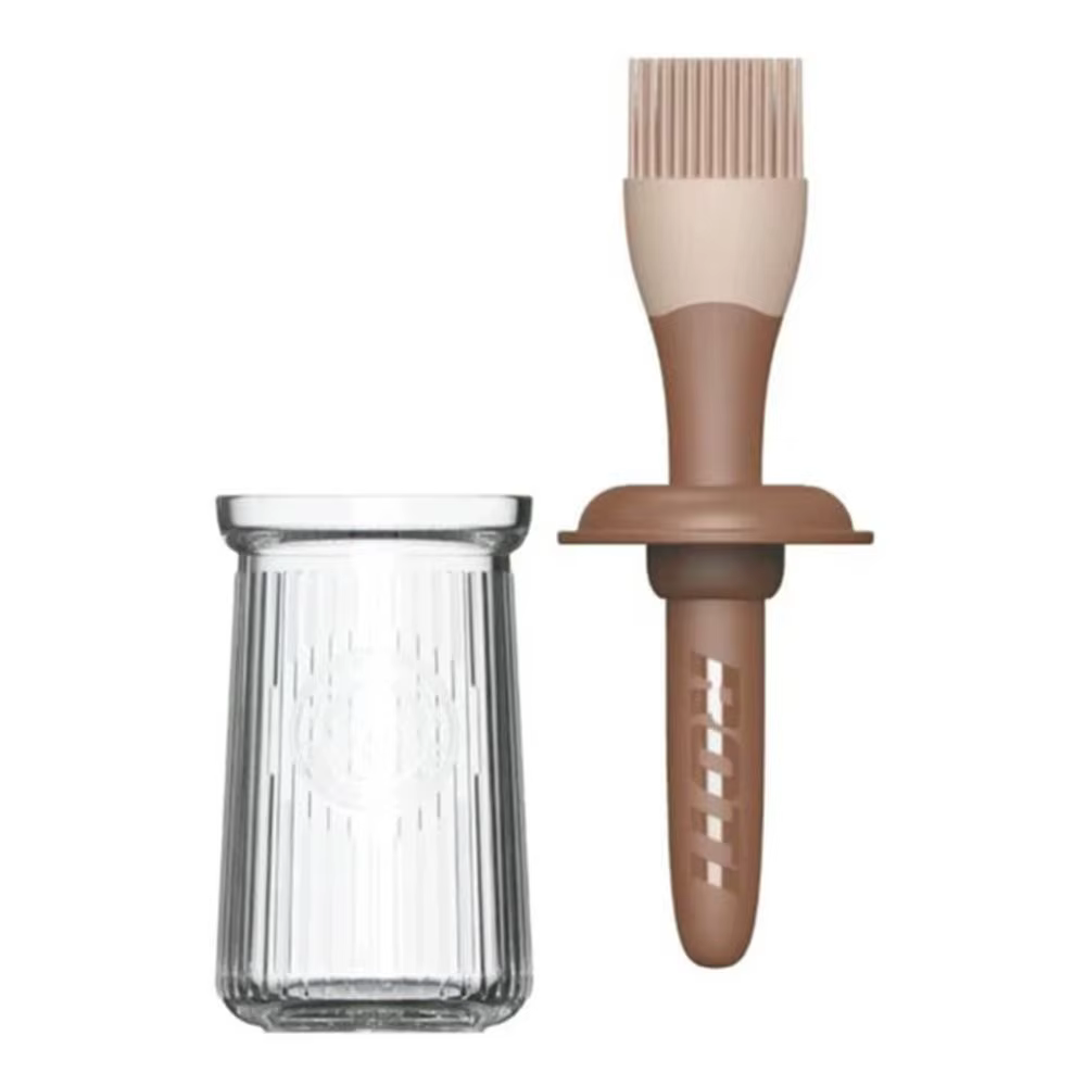 Brosse à huile pour barbecue 3 en 1, résistante à la chaleur, Type fendu, brosse d'application de Sauce, outil de cuisson, bouteille distributrice d'huile en Silicone avec brosse
