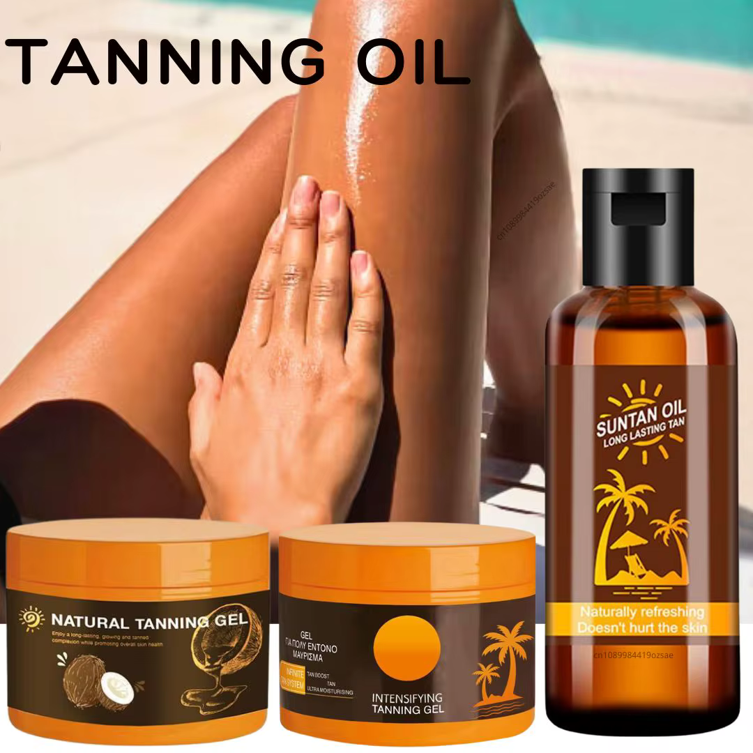 Huile de bronzage pour le corps
