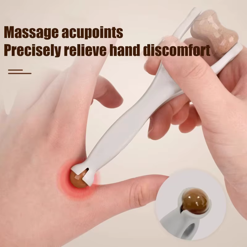 Rouleau de massage pour les articulations des doigts avec huile essentielle