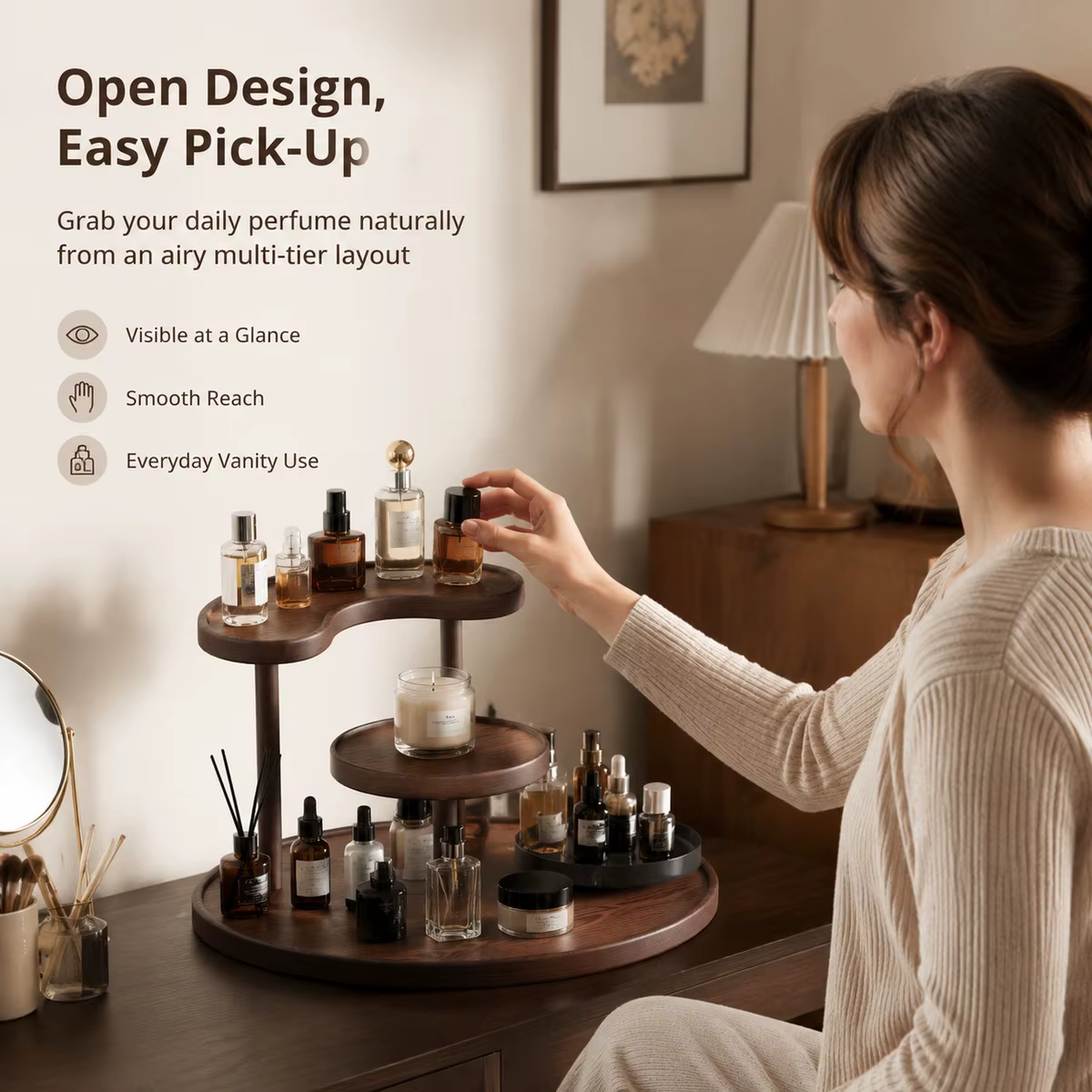 Boîte de rangement pour maquillage