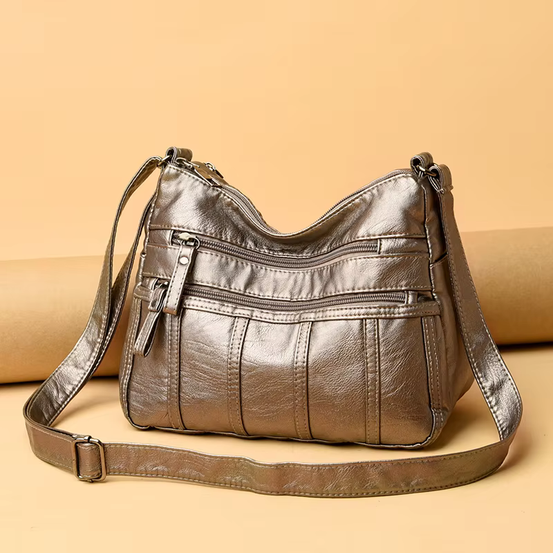 Sac bandoulière noir, sac de voyage avec bretelles réglables et compartiment zippé, sac à bandoulière adapté à Diffe