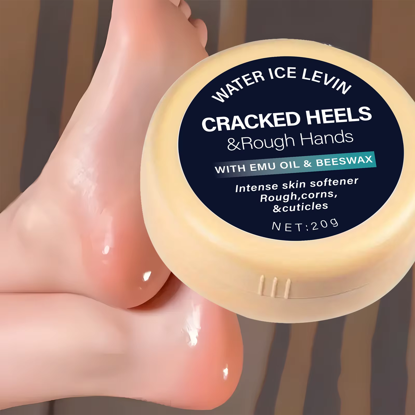 Crème Réparatrice Mains & Pieds - Adoucissement Immédiat 72h | Cire d'Abeille & Huile d'Avocat