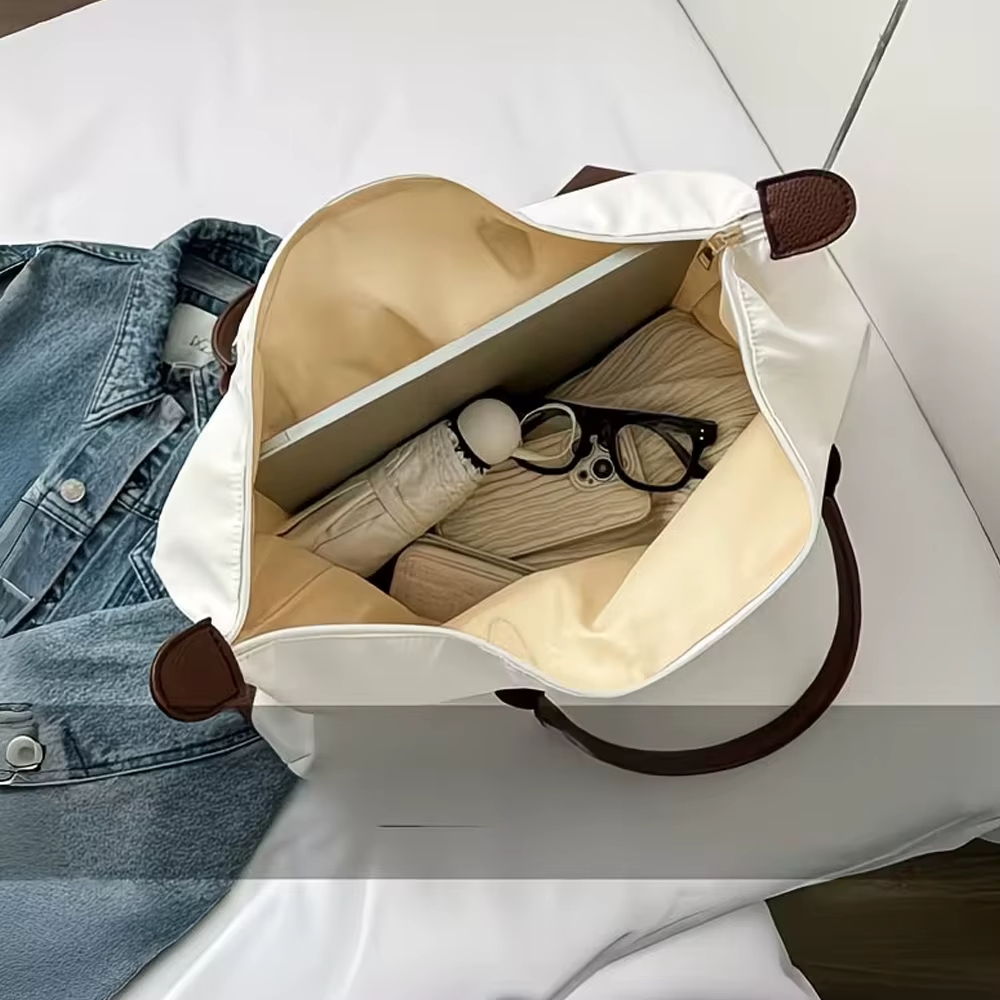Sac fourre-tout pour femme - Grande capacité, nouveau style estival, sac à main décontracté et polyvalent, sac de voyage simple et élégant, sac de sport léger et portable, idéal pour ranger les téléph