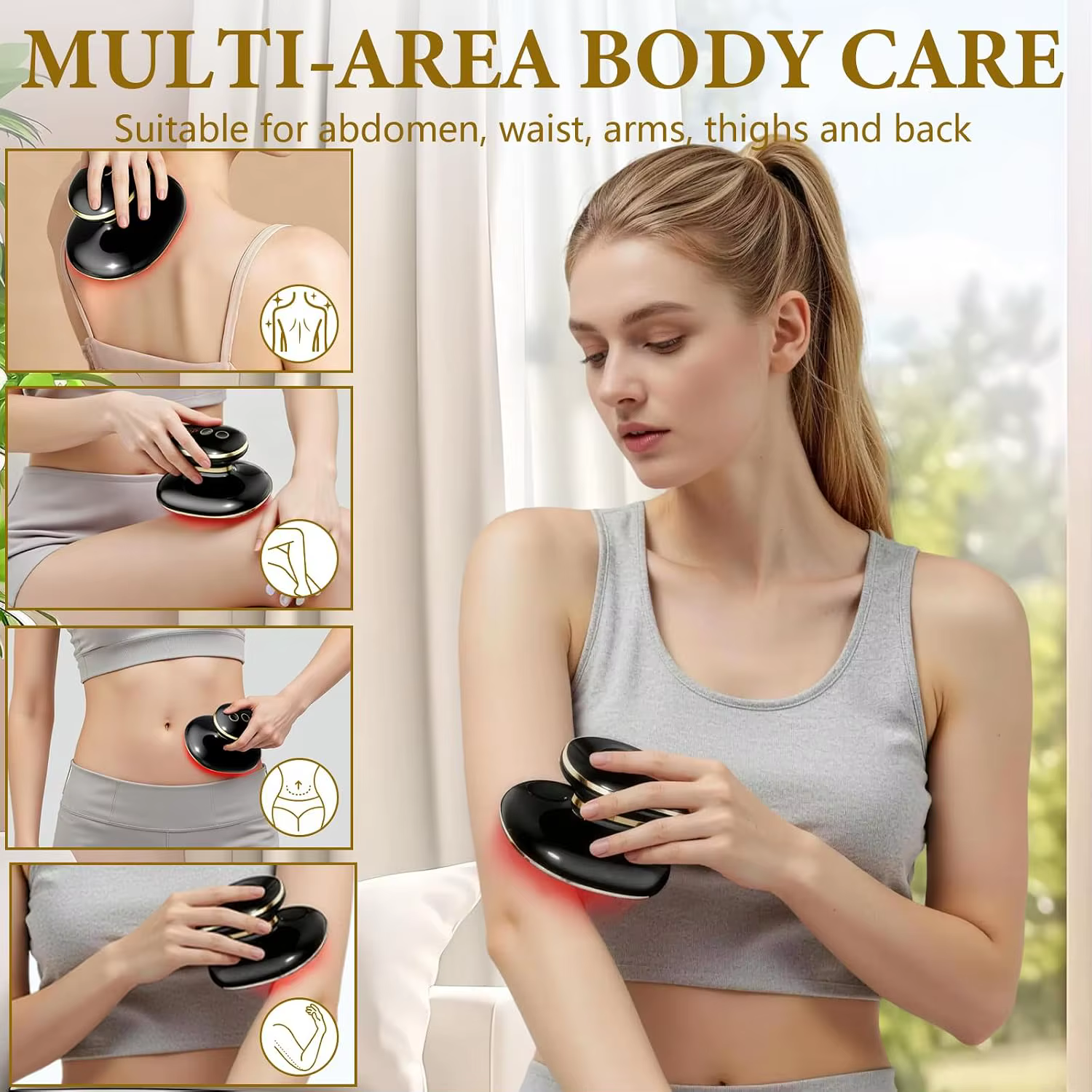 Masseur anticellulite 4-en-1 Guasha