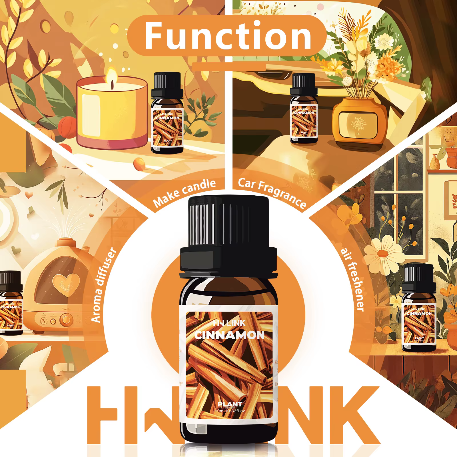 Huiles essentielles de cannelle 10ml 100% huile