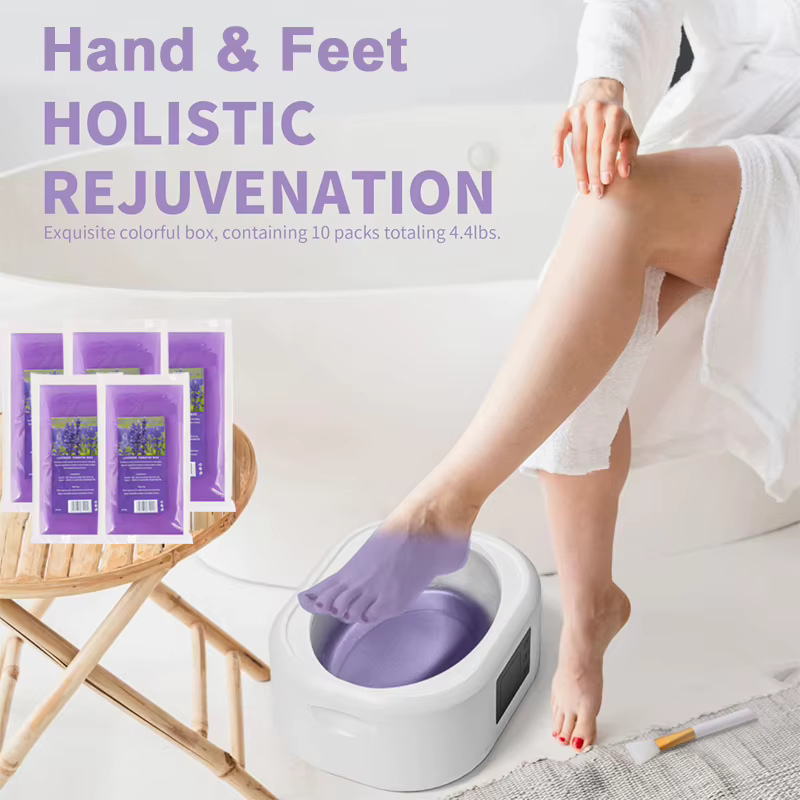 Cire de paraffine pour soins des mains et des pieds
