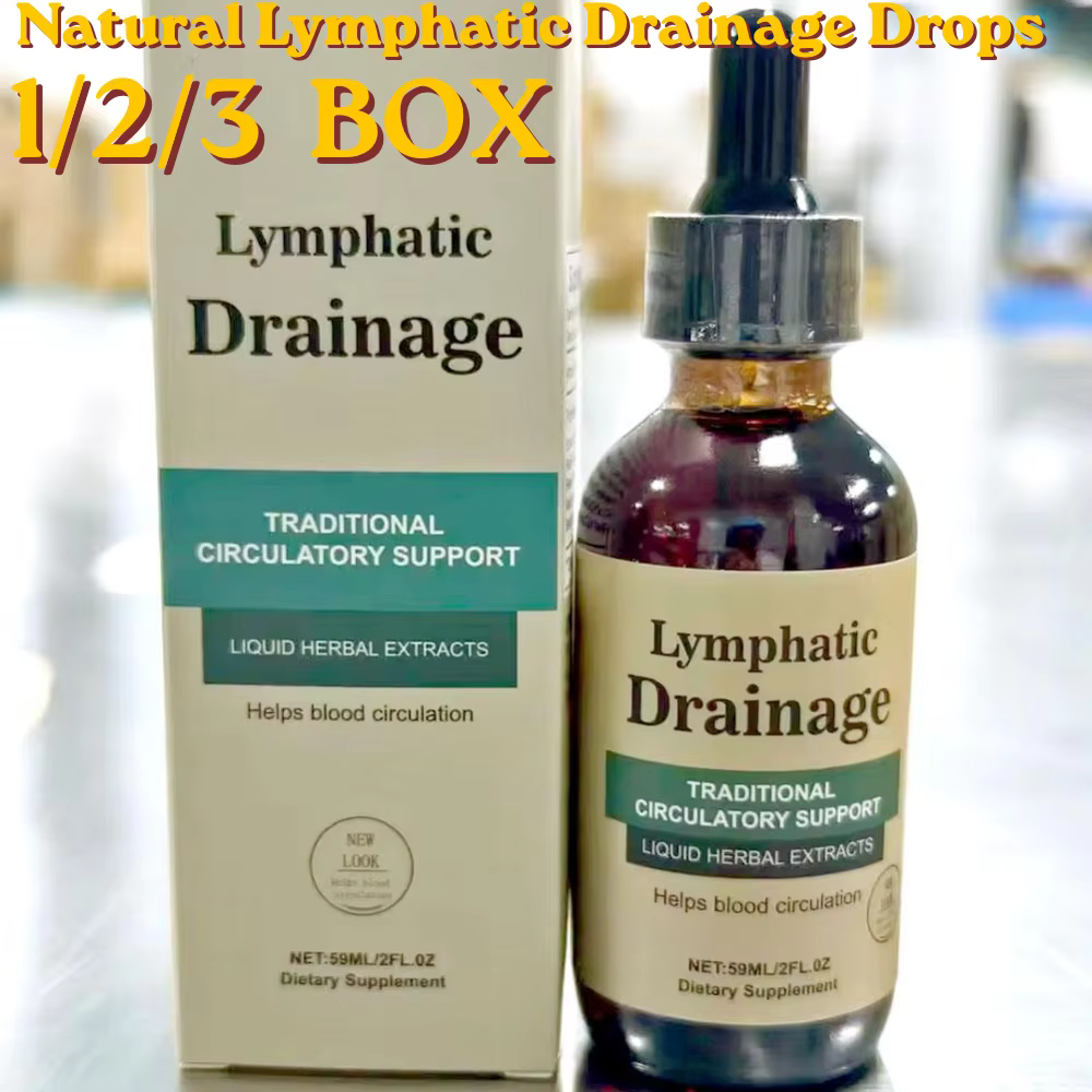 Gouttes de drainage lymphatique naturelles