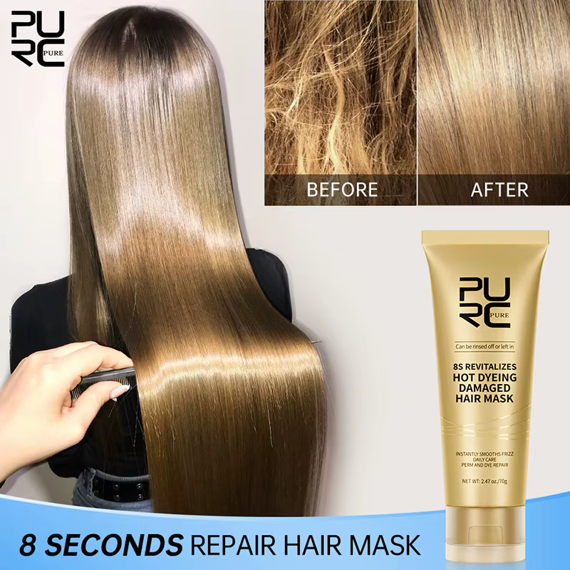 PURC – masque capillaire professionnel en 8 secondes