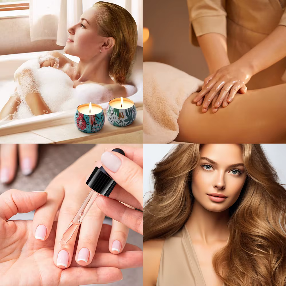 L'huile essentielle de rose convient au massage