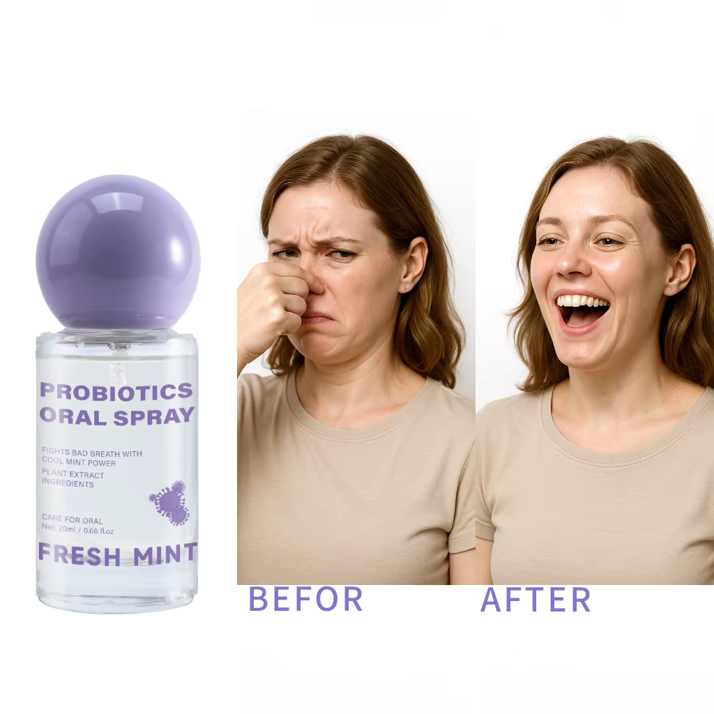 Spray buccal à menthe fraîche longue durée