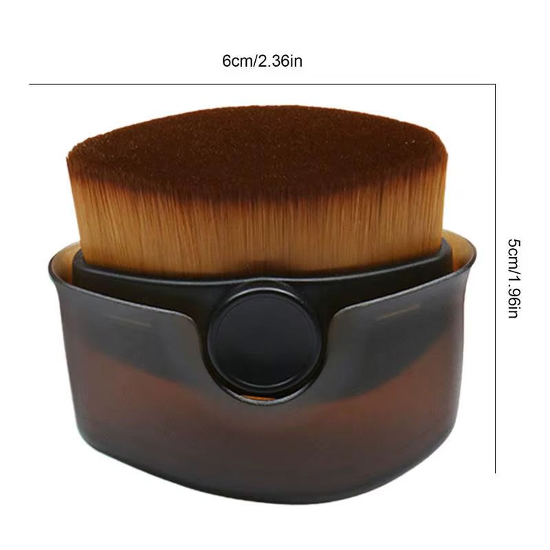 Applicateur de crème solaire à poils souples