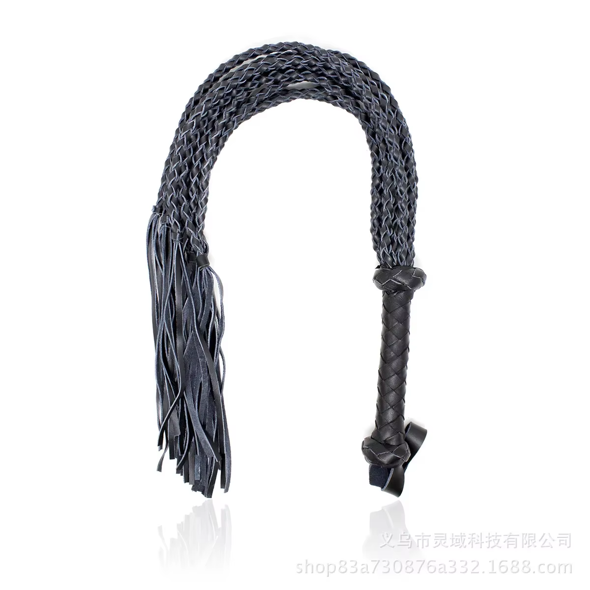 Fouet en cuir noir et rouge tressé avec poignée, fouet artisanal pour chevaux, fouet de course hippique, neuf