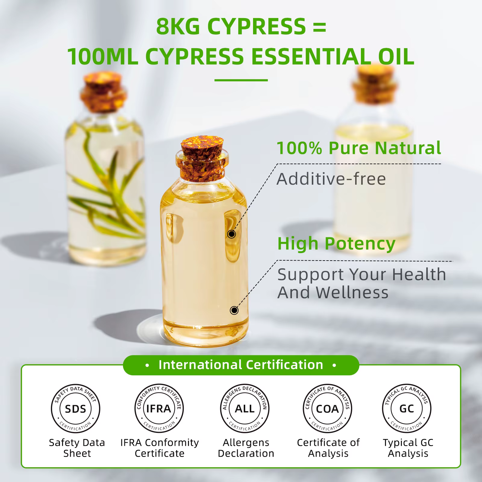 HIQILI 100ML huiles essentielles de cyprès