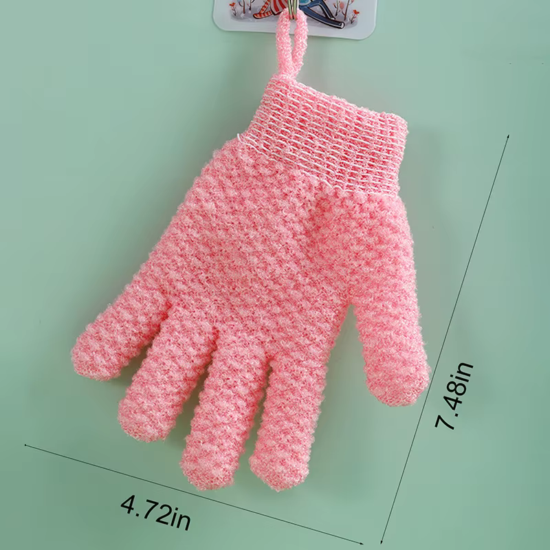 Serviette à friction gants de douche à cinq doigts