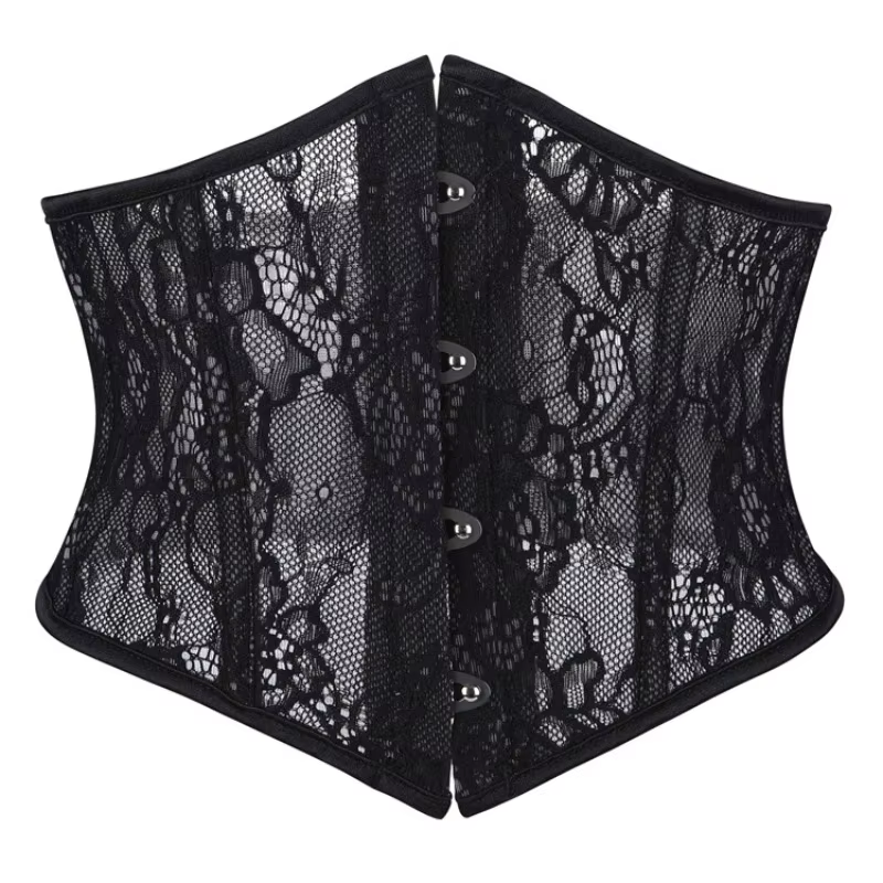 Corsets en dentelle sexy, bustiers amincissants sous-poitrine, hauts de corset pour femme, corsets steampunk à lacets