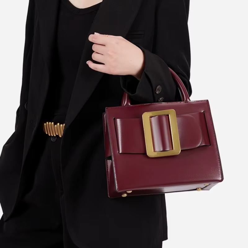 Sac à main chic à boucle pour femme 2026 – Nouveau sac à bandoulière de luxe tendance et de haute qualité, design distinctif en similicuir