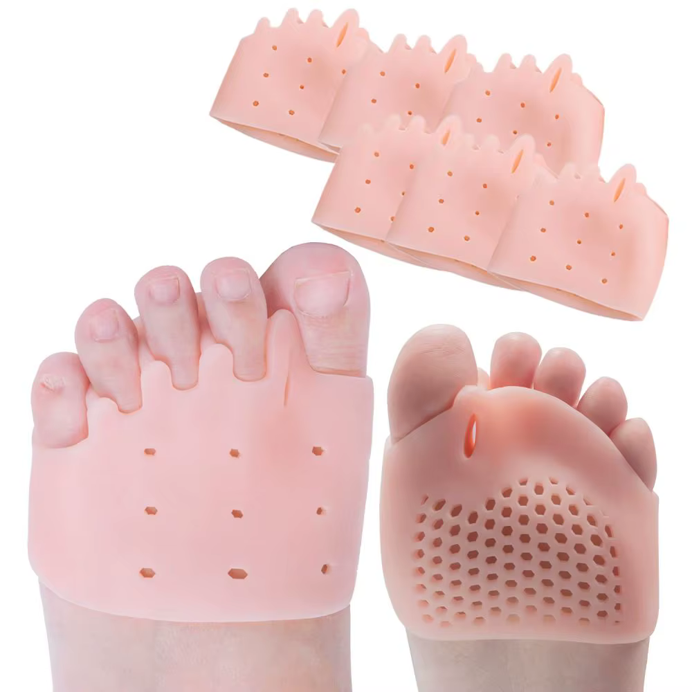 Coussinets séparateurs en silicone pour pieds