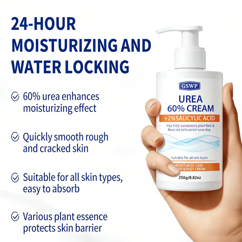 Crème hydratante pour les mains et les pieds GSWP à 60 % d'urée