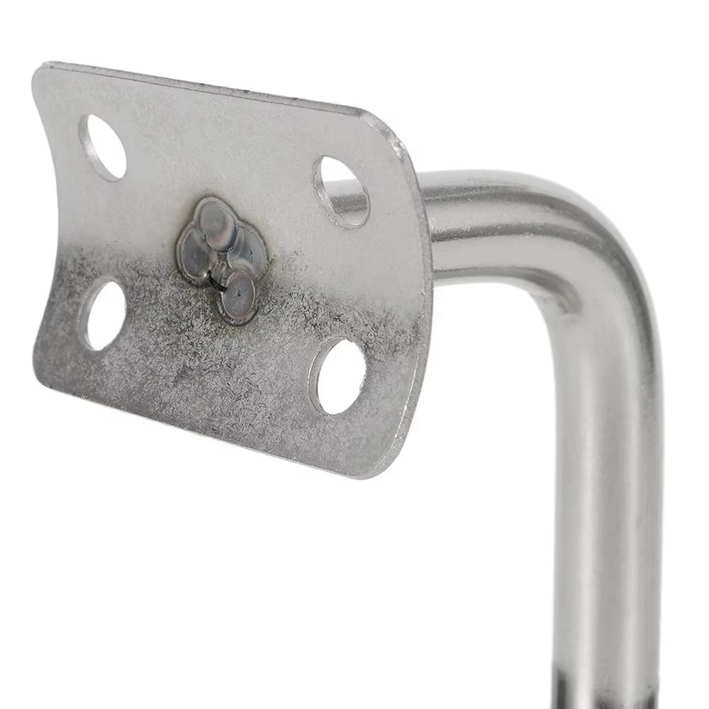 Support mural pour main courante en acier inoxydable, 60x60mm, support de main courante, garde-corps d'escalier, accessoires de décoration pour la maison, 1 pièce