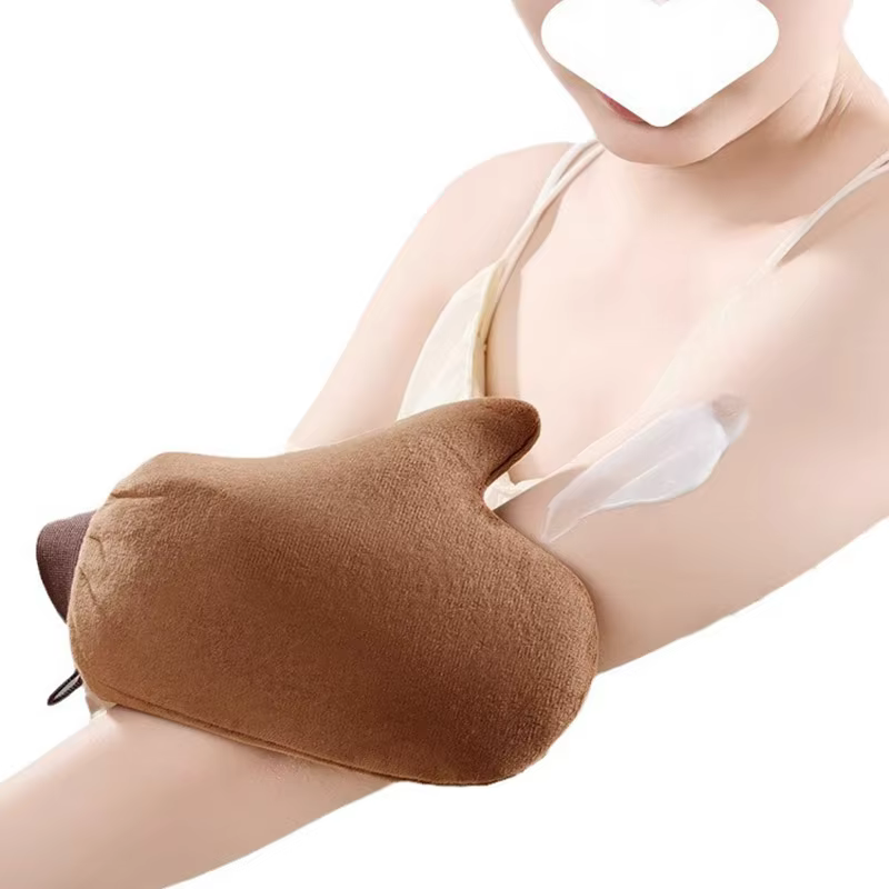 1 pièce Gant applicateur auto-bronzant réutilisable marron noir pour crème