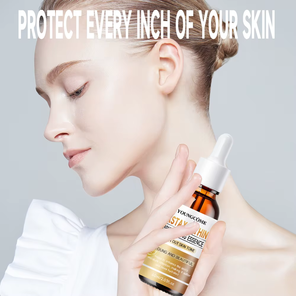 YOUNGCOME Astaxanthine raffermissant et hydratant Essence Anti-âge lisse les rides hydrate éclaircit resserre les soins de la peau