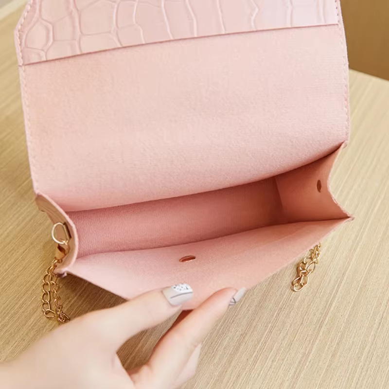 Mini sac à bandoulière pour femmes, sacs à main de marque de luxe pour femmes, sac à main blanc de bonne qualité à loquet en PU, sacoche pour dames, 2024