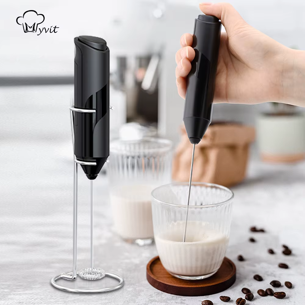 Mousseur à lait électrique, mélangeur de café, fouet électrique portable, mélangeur de boissons, mini mousseur à lait, mousseur alimenté par batterie