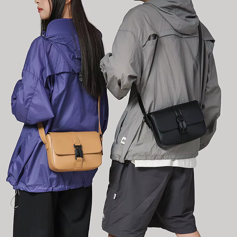 Sac à bandoulière de luxe en cuir PU pour homme et femme, sac messager de haute qualité, petit sac carré pour homme, sacs bandoulière 2026