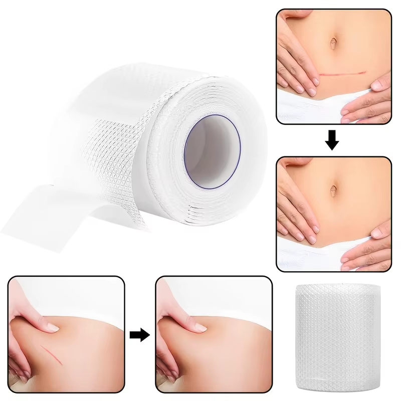 Patchs cicatrisants en silicone - Bande adhésive