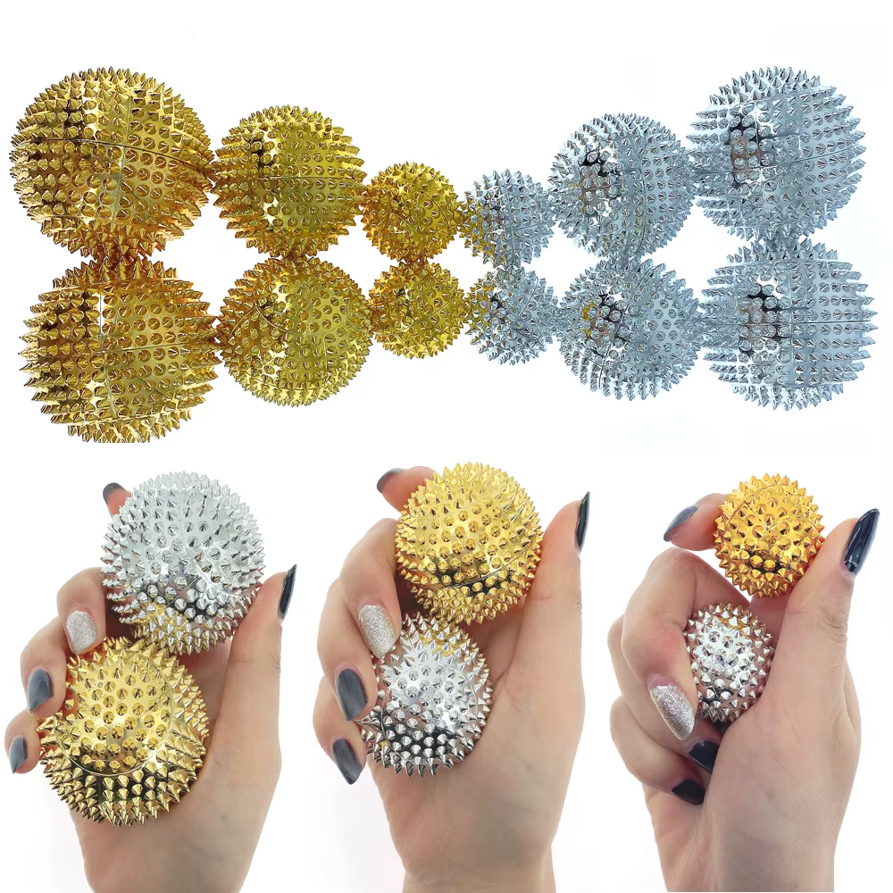 2 pièces – Balle de massage magnétique pour points d'acupuncture