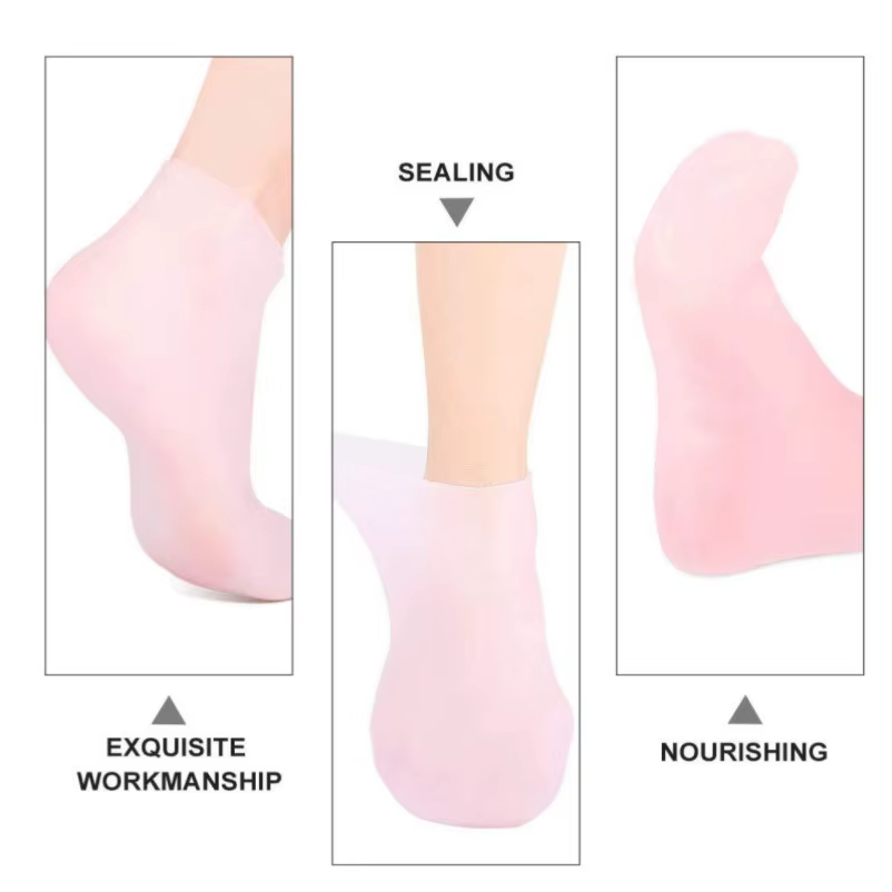 Chaussettes hydratantes en Silicone