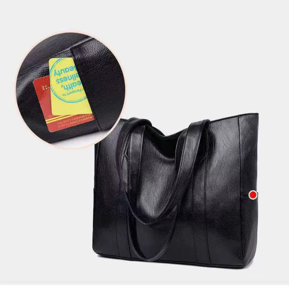 Sac fourre-tout en cuir pour femme, Rich an Wanita, Besar initié, Perempuan