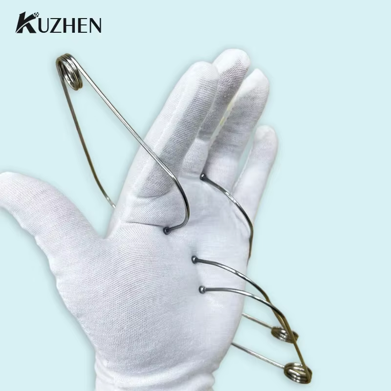 Pince de Massage en métal pour points d'acupuncture