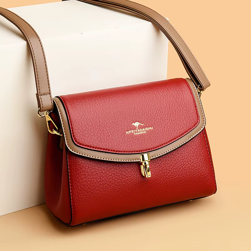 2 sangles Sac à bandoulière pour femmes mère Sac à Main de haute qualité en cuir PU de luxe concepteur dames Sac à bandoulière fourre-tout décontracté Sac A Main