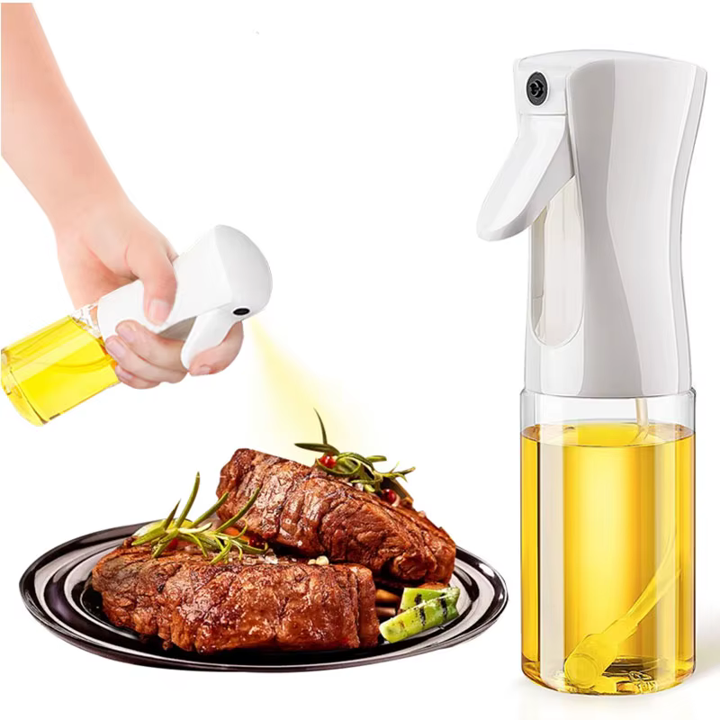 Spray d'huile bouteille en plastique BBQ cuisson pulvérisateur d'huile d'olive cuisine cuisson huile Spray bouteille vide vinaigre bouteille distributeur d'huile