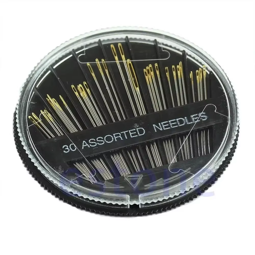 30PCS Assorted Hand Sewing Needles Embroidery Mending Craft Quilt Sew Case