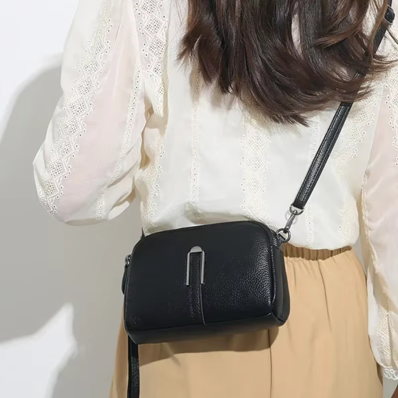 Sac à Main de Luxe en Cuir group pour Femme, Pochette pour Téléphone, Bandoulière, Messager, 2024