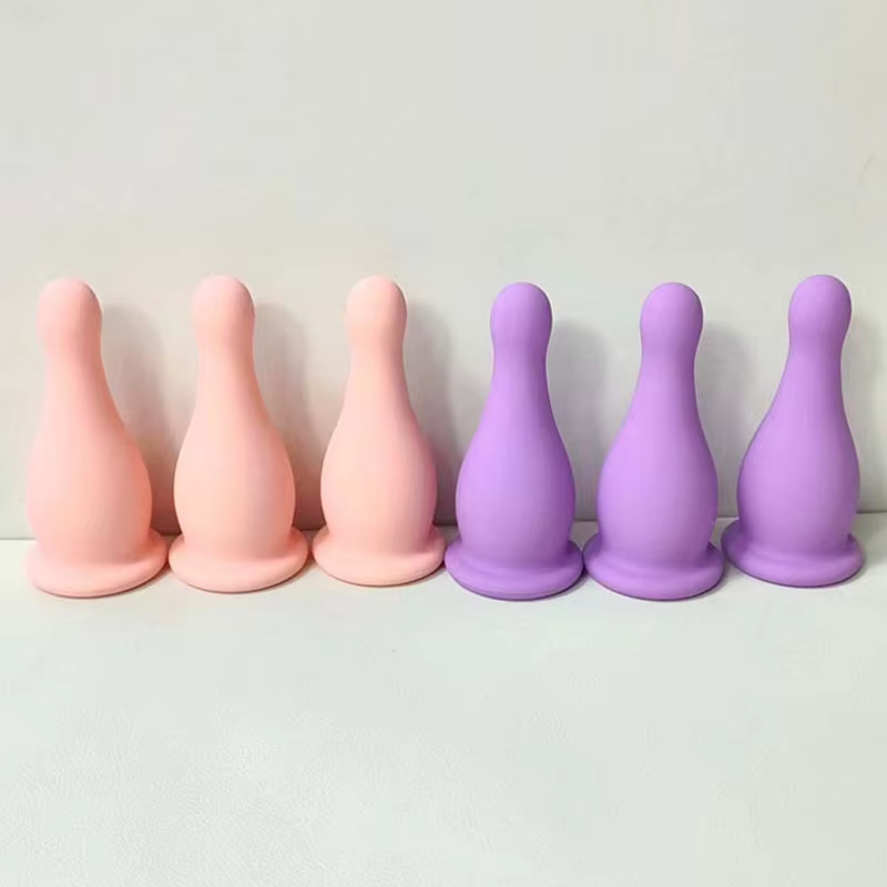 Pots de massage anti-cellulite en silicone