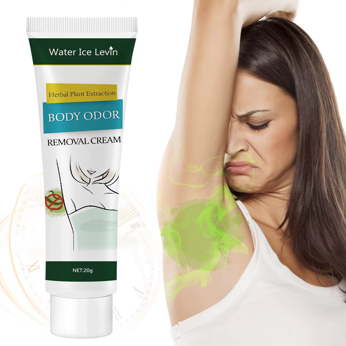 Crème déodorante à l'essence de plantes – Anti-allergique