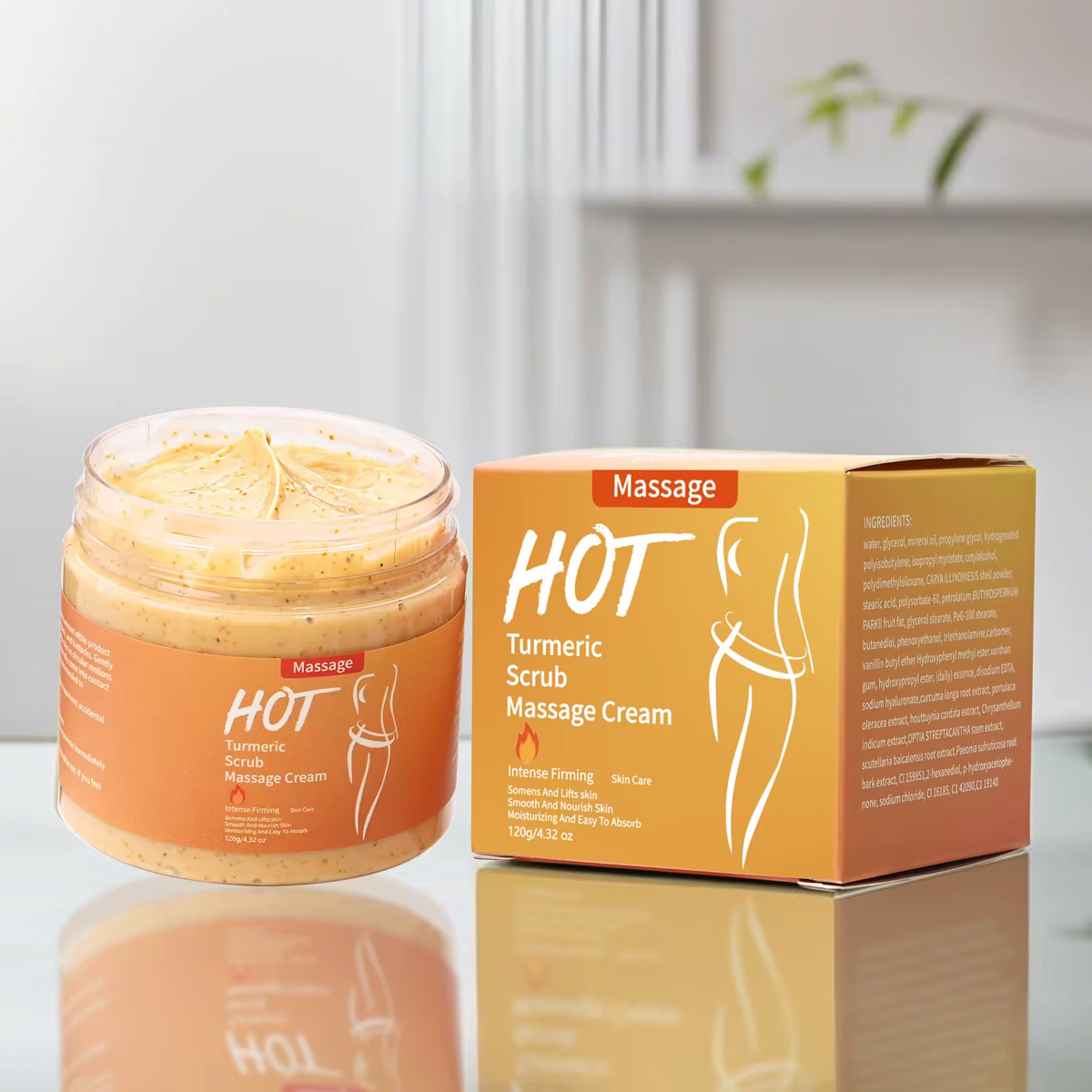 Massage au curcuma gommage Massage blanchissant et exfoliant