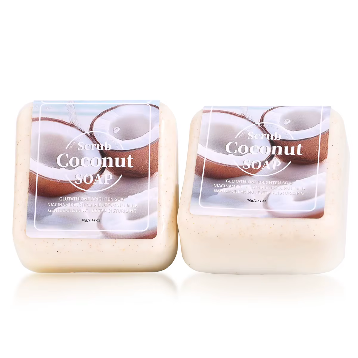 Gommage au glutathion et au noix de coco