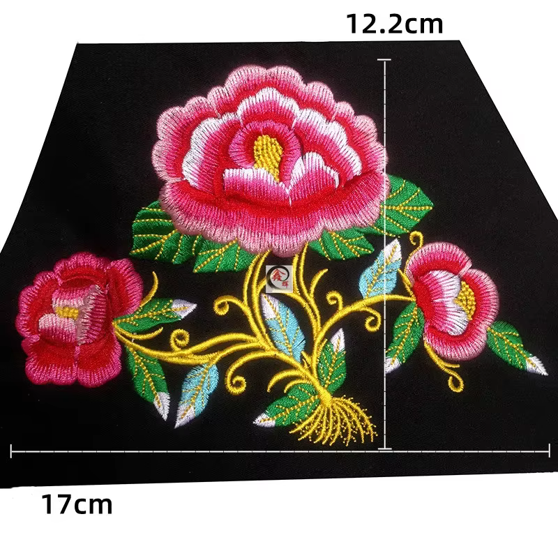 Patchs de broderie pour vêtements de bricolage, applique à coudre, patch fait main, 1 pièce