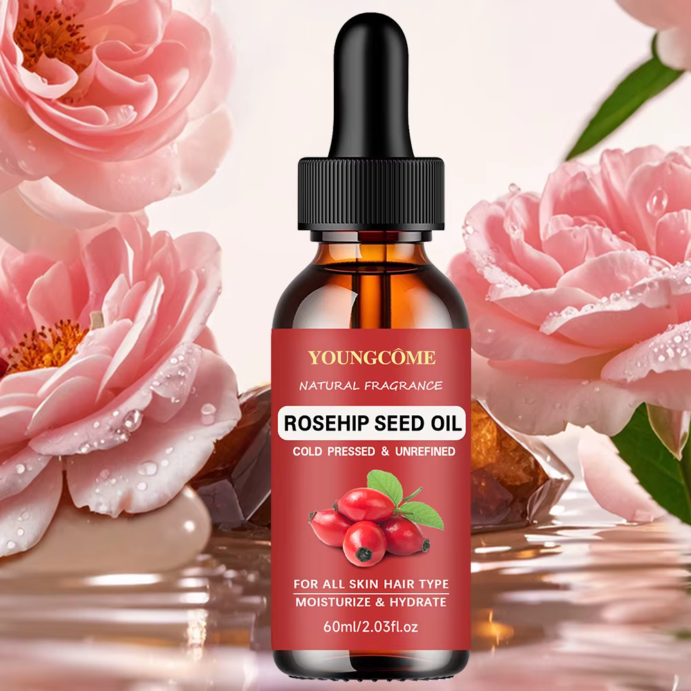 YOUNGCOME – huile de rose musquée cosmétique pour le visage et la peau plus douce et brillante