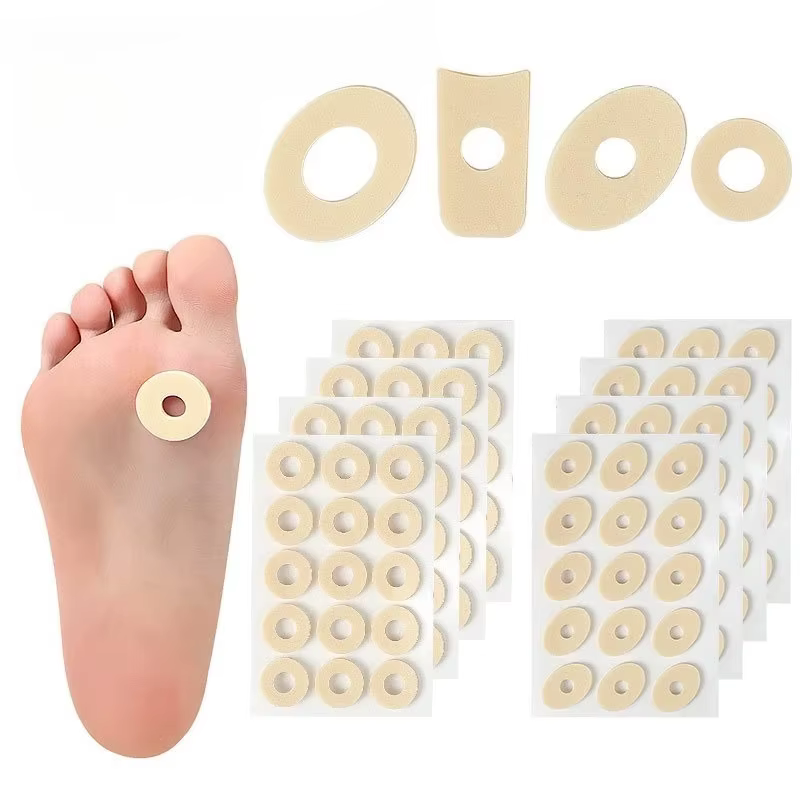 15 coussinets anti-callosités auto-adhésifs pour le dessous des pieds