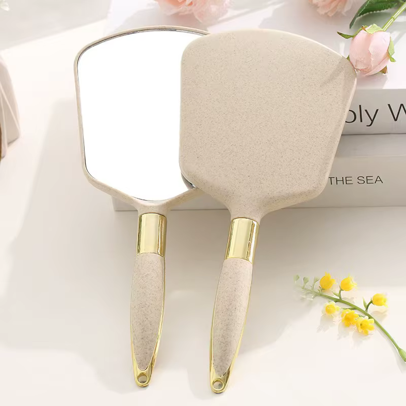 Miroir de maquillage portable pour femme, miroir cosmétique rétro, miroir de salon SPA, cadeaux d'anniversaire pour femme, outils de maquillage portables