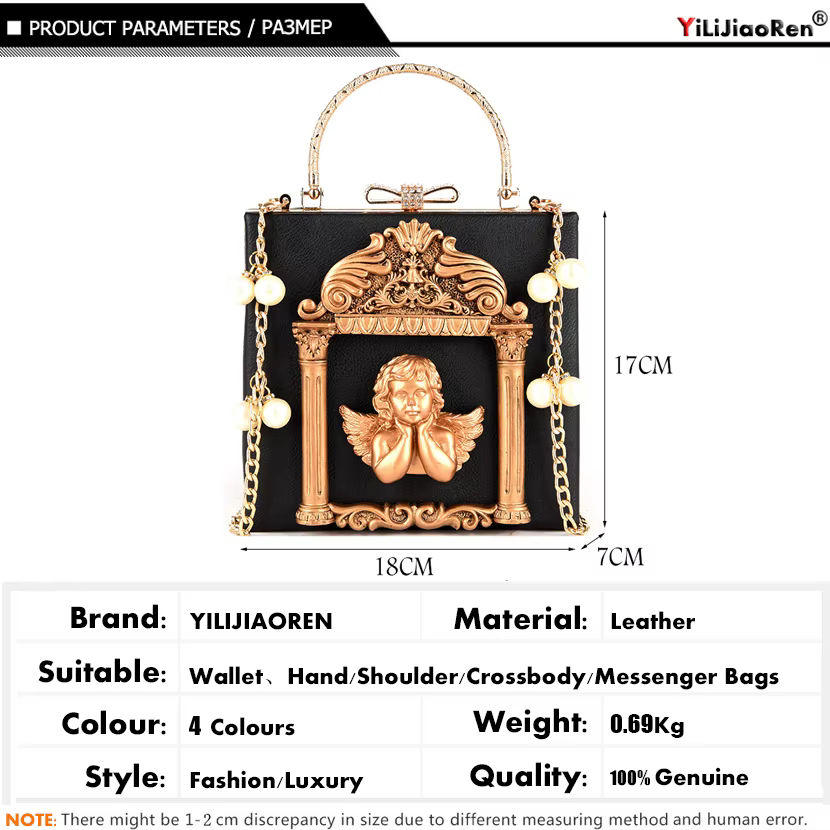 Luxe ange femme sacs à Main mode perle femmes Sac bandoulière marque en cuir femmes Sac à bandoulière dames sacs à Main Sac A Main