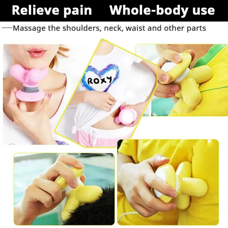 Mini appareil de massage électrique vibrant portatif pour usage domestique
